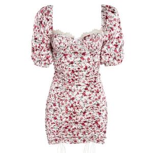 For Love and Lemon White Floral Melrose Dress